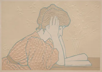 Jeune femme lisant