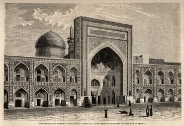 Cour intérieure de la mosquée de l
