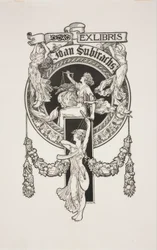 Ex-libris de Joan Subirachs