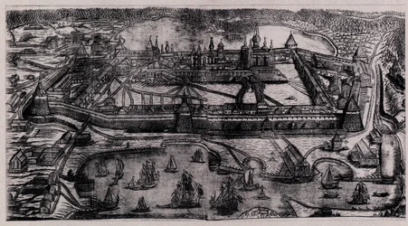 Monastère de la Transfiguration de Solovetsky sur les îles Solovetsky, 1744