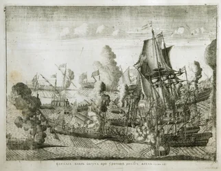 La bataille navale de Gangut le 27 juillet 1714, 1715
