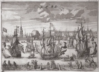 Vue de Saint-Pétersbourg, 1727