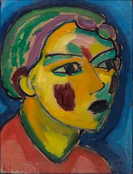 Poète Tête mystique, 1917.