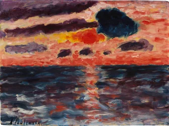 Coucher de soleil, Borkum, 1928