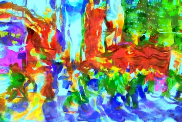 Green city,2020,(mixed media)