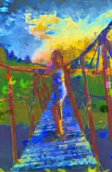 En vacances,2020,(mixed media)