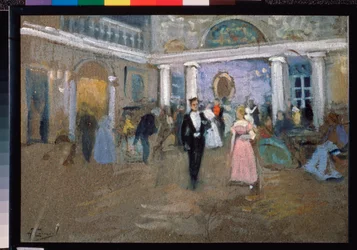 Un bal dans la maison Larin