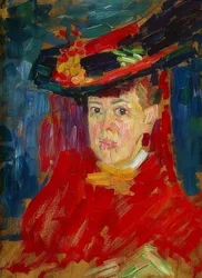 Portrait de Marianne von Werefkin, vers 1906