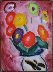 Nature morte florale, 1915