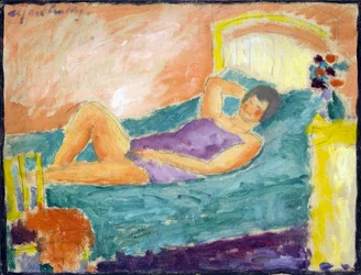 La fille allongée