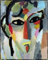Tête mystique, vers 1918