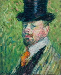 Autoportrait au chapeau haut de forme