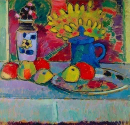 Nature morte avec fleurs et fruits