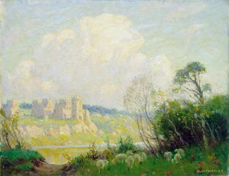 Ruines en vieille Normandie, vers 1905