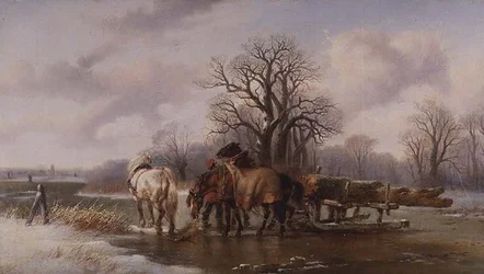 Le traîneau de bois