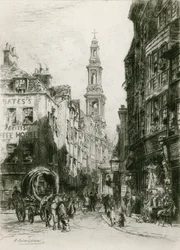 Drury Lane, Londres (gravure)