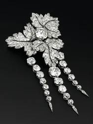 Broche "Feuilles de Groseillier", vers 1855