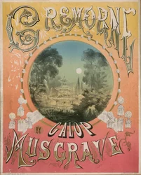 Cremorne Galop par Frank Musgrave, partition musicale