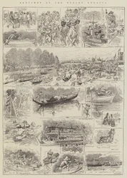 Croquis à la régate de Henley
