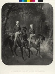 Comte de Paris et Robert d