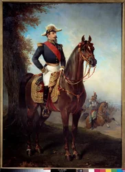 Portrait équestre de Napoléon III