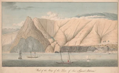 Partie de la baie de la ville de San Miguel, La Palma