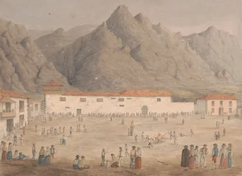 Place dans le village de Los Silos, Tenerife