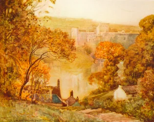 Château de Chepstow, sur la Wye, vers 1910