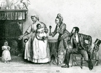 La visite de Tante Chloe, 1877