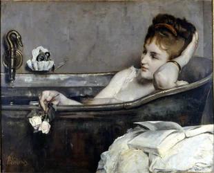Alfred Stevens : "Le bain" 1867. Musée National de Compiègne