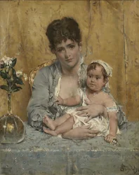 Mère et enfant, c.1875-80