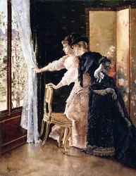 Regarder le fiancé passer, 1886