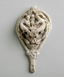 Maquette pour un Pendentif avec Deux Figures Suspendues au-dessus de la Figure d