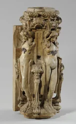 Une des 9 maquettes pour la cheminée Sam Wilson, c.1908-14 (plâtre et gomme-laque)