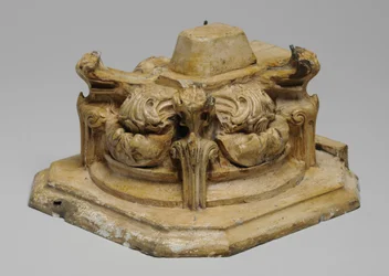 Une des 9 maquettes pour la cheminée Sam Wilson, c.1908-14 (plâtre et gomme-laque)