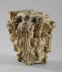 Une des 9 maquettes pour la cheminée Sam Wilson, c.1908-14 (plâtre et gomme-laque)