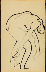 Nu penché