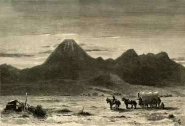 Lassens Butte, vallée de Sacramento, 1872
