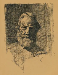 Esquisse de portrait, vers 1895, 1896
