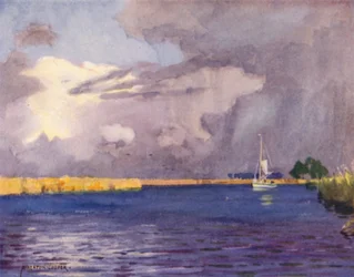 Heigham Sounds, Norfolk, Nuages d