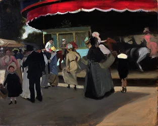Carrousel, vers 1904