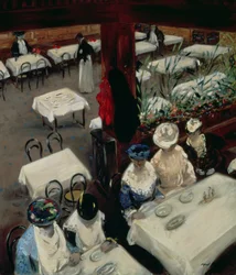 Dans un café, 1905