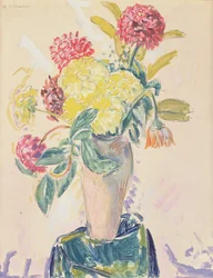 Zinnias, vers 1926