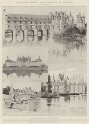 France pittoresque, quatre châteaux en Touraine