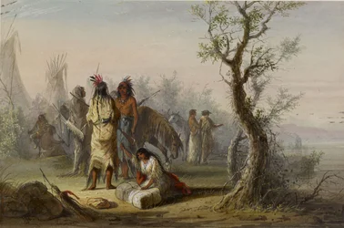 Un campement indien
