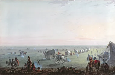 Levée du camp au lever du soleil, 1837