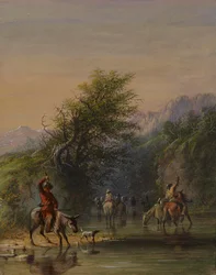 Caravane entrant dans l