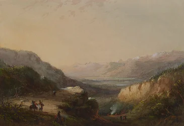 Vue lointaine du lac (Montagne des vents)