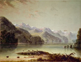 Scène au bord d