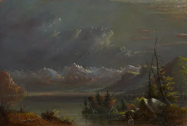 Paysage lacustre - Montagnes Rocheuses